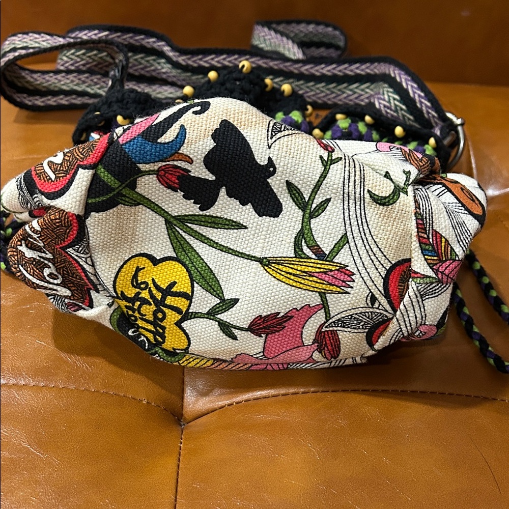 Sakroots Colorful Bird Print Crossbody Bag - Picture 3 of 11